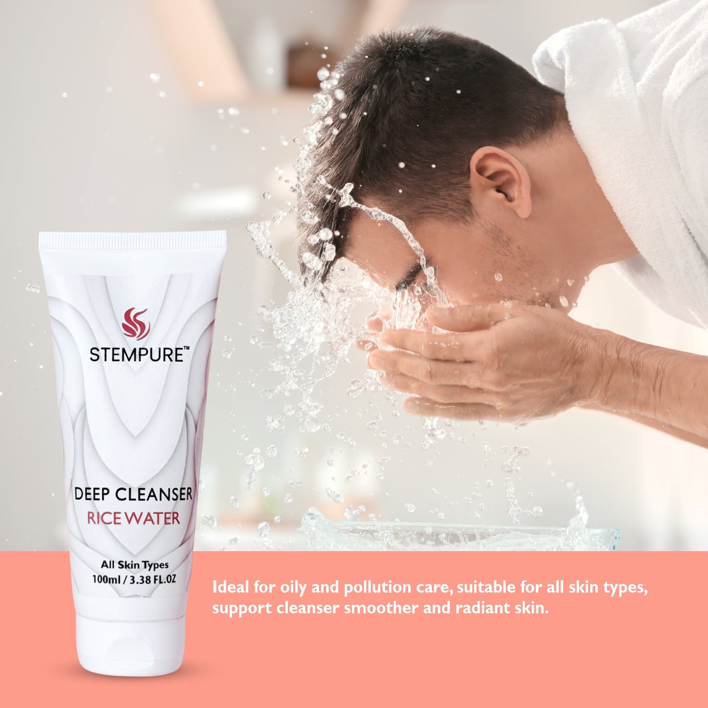 DEEP CLEANSER (RICE WATER) FACEWASH (100 ml)