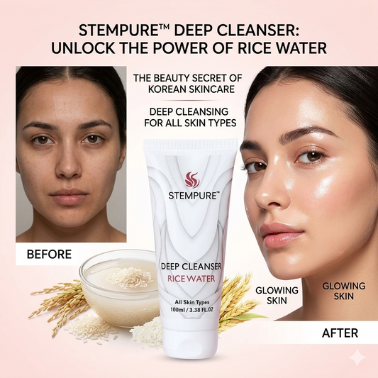 Stempure Deep Cleanser Rice Water - Rukhi aur bejan twacha ka prakritik samadhan